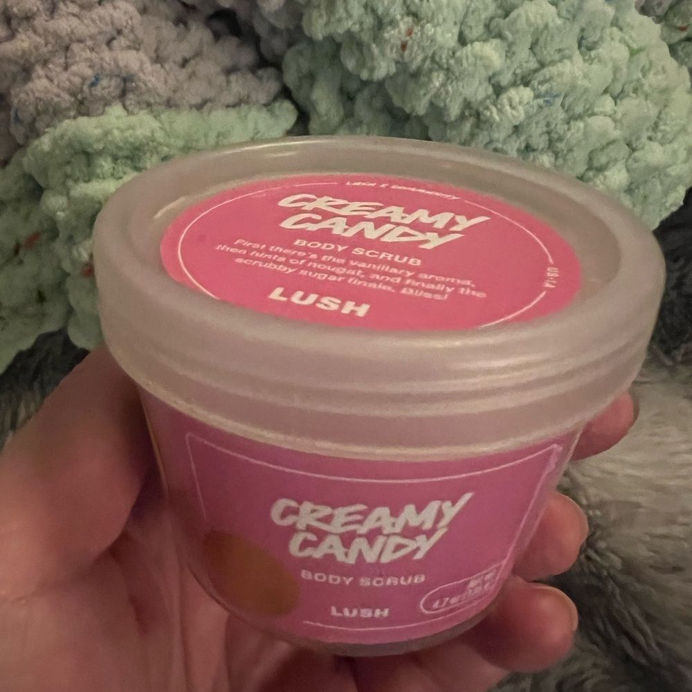 Lush Creamy Candy Body Scrub - 4.7 oz NEW AND SOLD OUT
